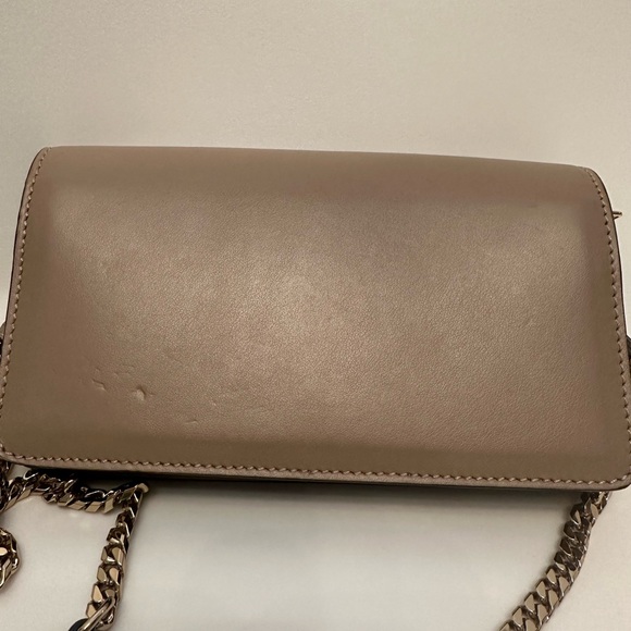 Burberry Madison Leather Beige Crossbody Bag with Gold Accents Authentic - Picture 5 of 12